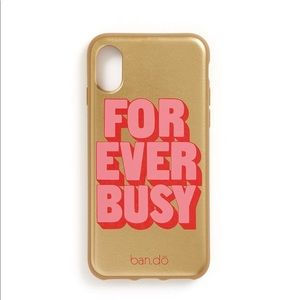 NWT iPhone X Forever Busy Case